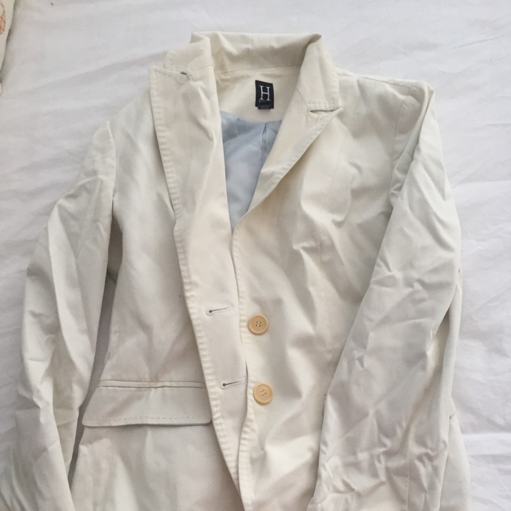 Hilfiger cream blazer